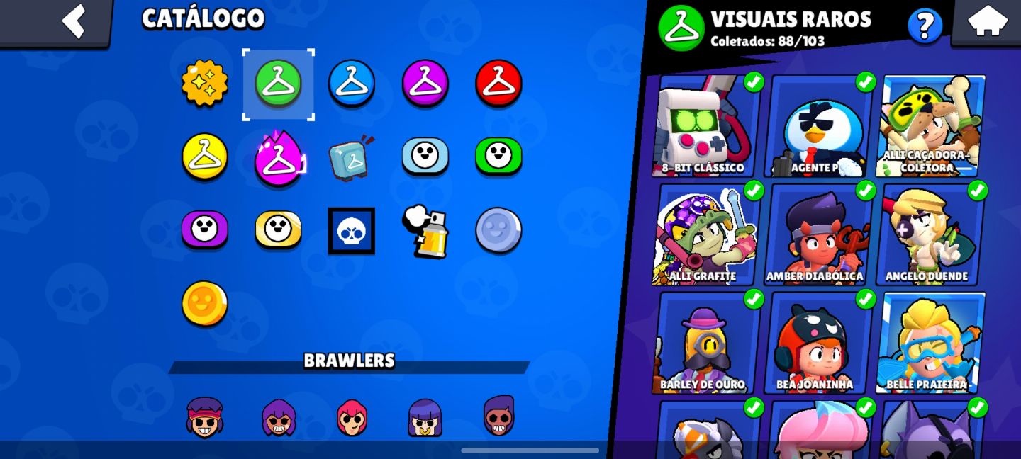 Conta de Brawl Stars com 53k de troféus e 99 Brawlers ( criada em 2021 )
