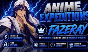 Contas Anime Expeditions | Entrega Imediata | Contas Metas | Zaraki e Sinbad