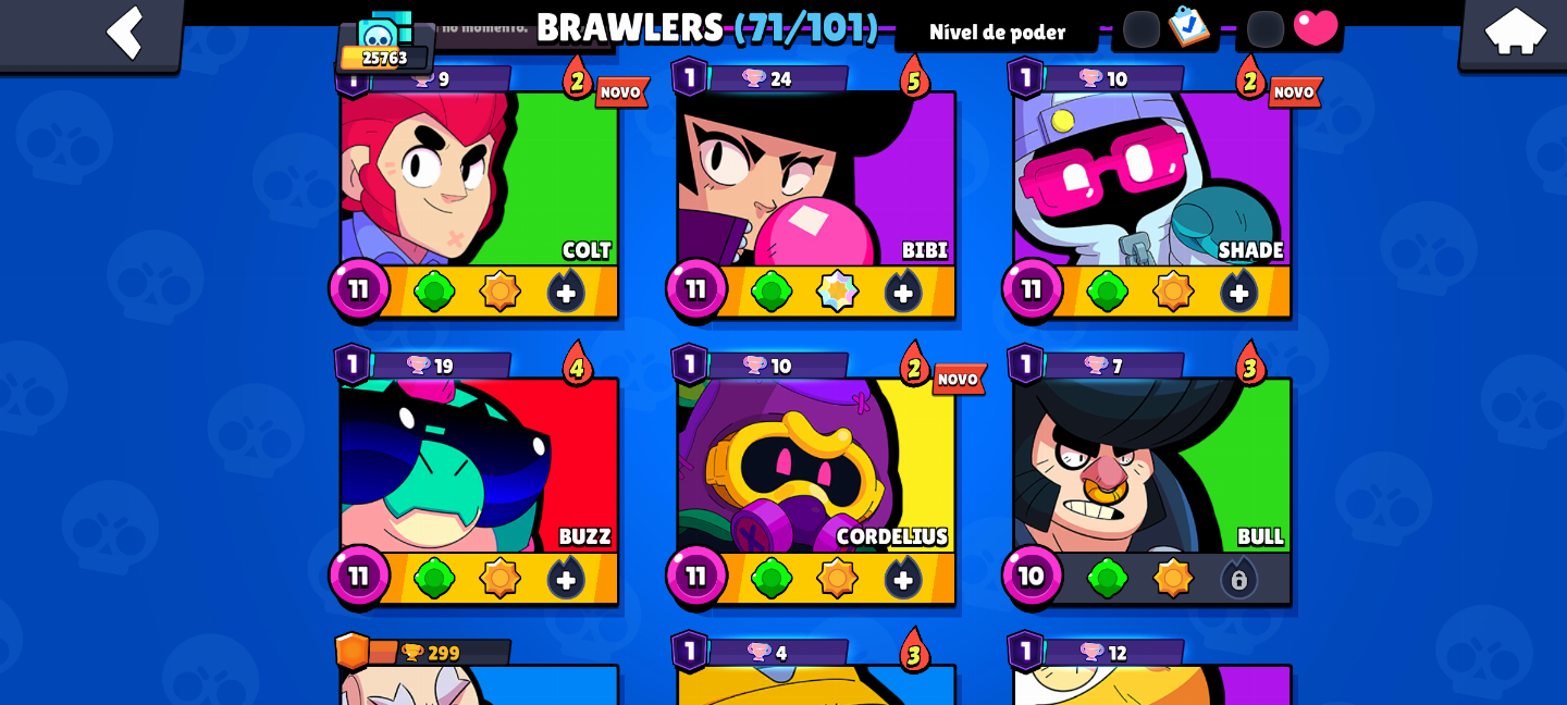 CONTA DE BRAWL STARS 26000 TROFÉUS E DESDE DE 2021!