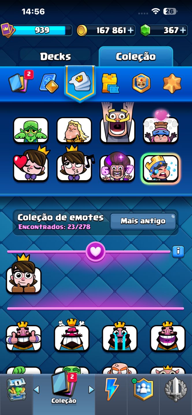 Conta de Clash Royale 6k trofeu + Brawl Stars com 21k de trofeu de 2019