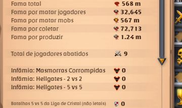300 reais Conta Albion online 3 Árvores 100/800 perfeita para DG Avaloniana
