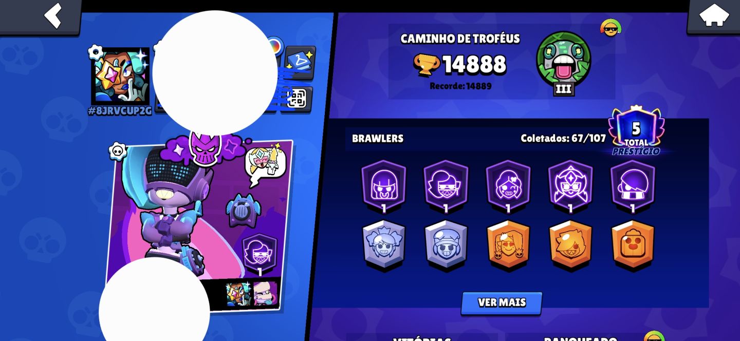 Conta clash Royale e brawl stars
