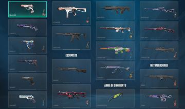 Lvl 183 + Platina 2 Skin Vandal E Fhantom + Passe com Faca e agente Urso