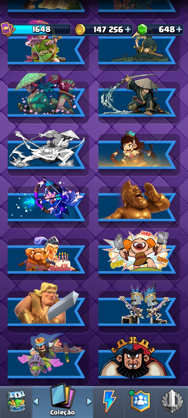 Conta Clash Royale 14.000 troféus+ cartas nvl 16