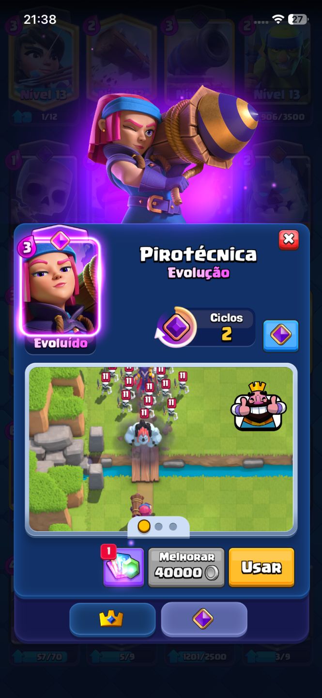CONTA DE CLASH 8500 PERFEITA