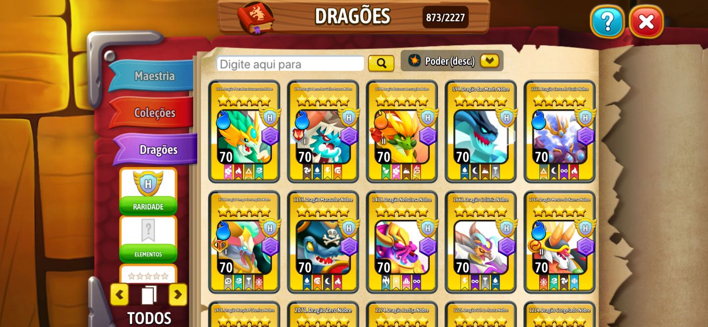 CONTA TOP DRAGON CITY - 5,28 MILHÕES DE GEMAS!