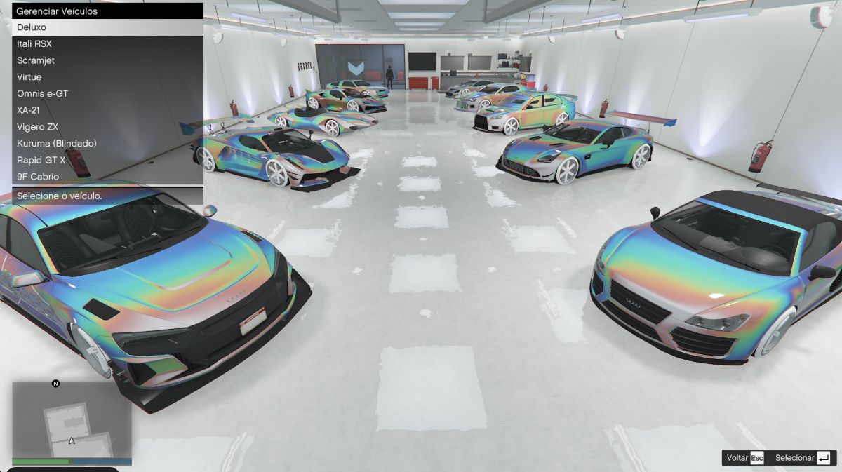 CONTA GTA 5 ONLINE FA | 476 MILHÕES | NÍVEL 973 | 50+ CARROS MODDED & MAIS