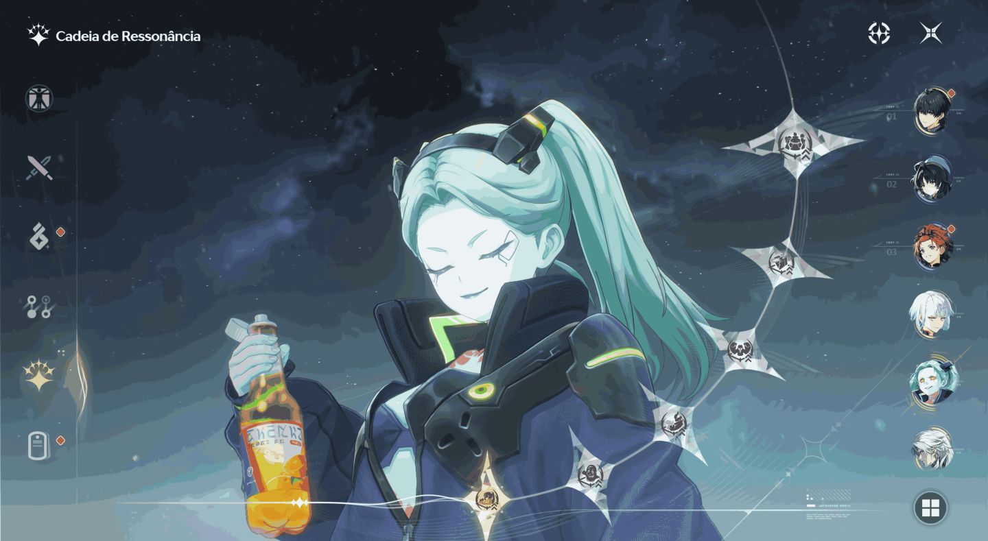 Wuthering Waves - Contas Reroll Collab Cyberpunk - Varias Lucys S3 a S6 e Mais