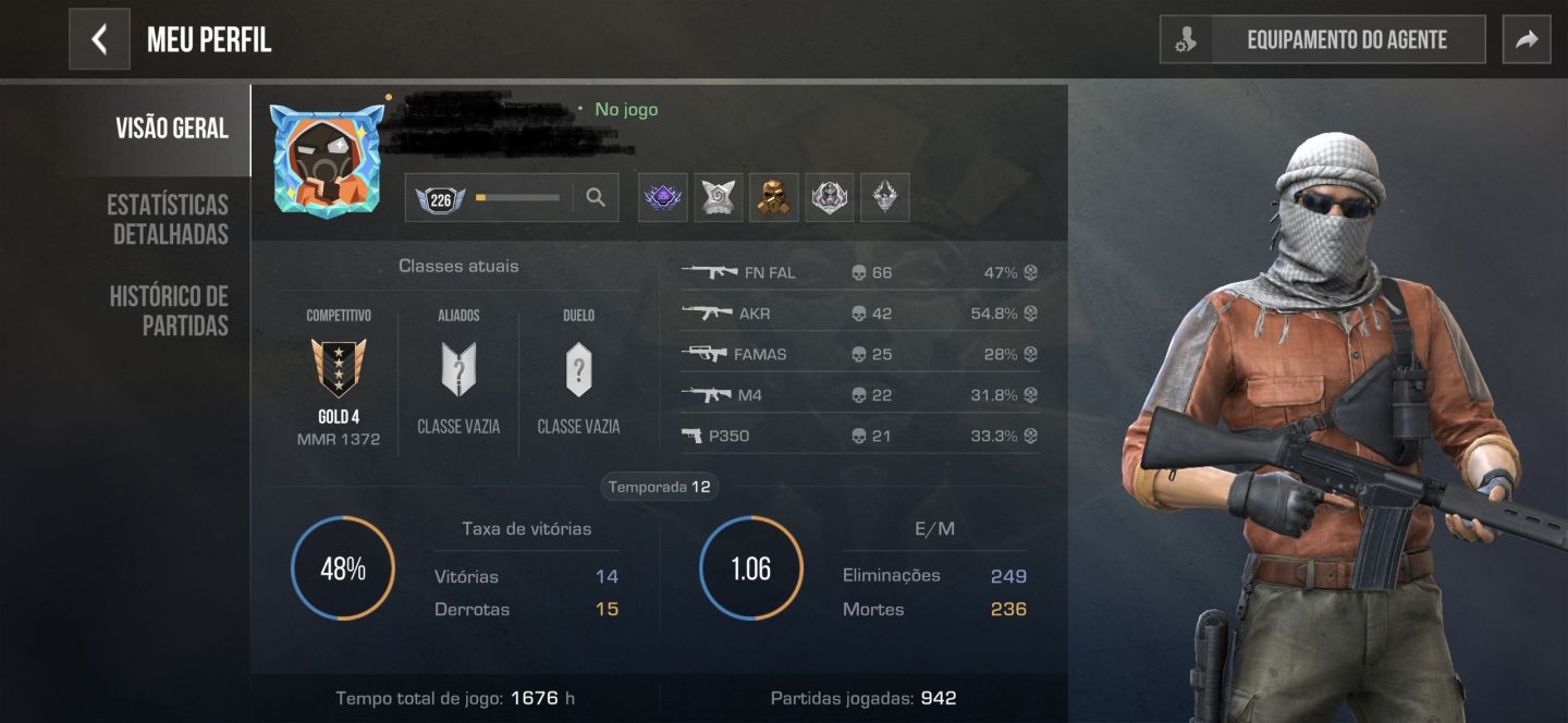Standoff 2 com mais de 40k de gold