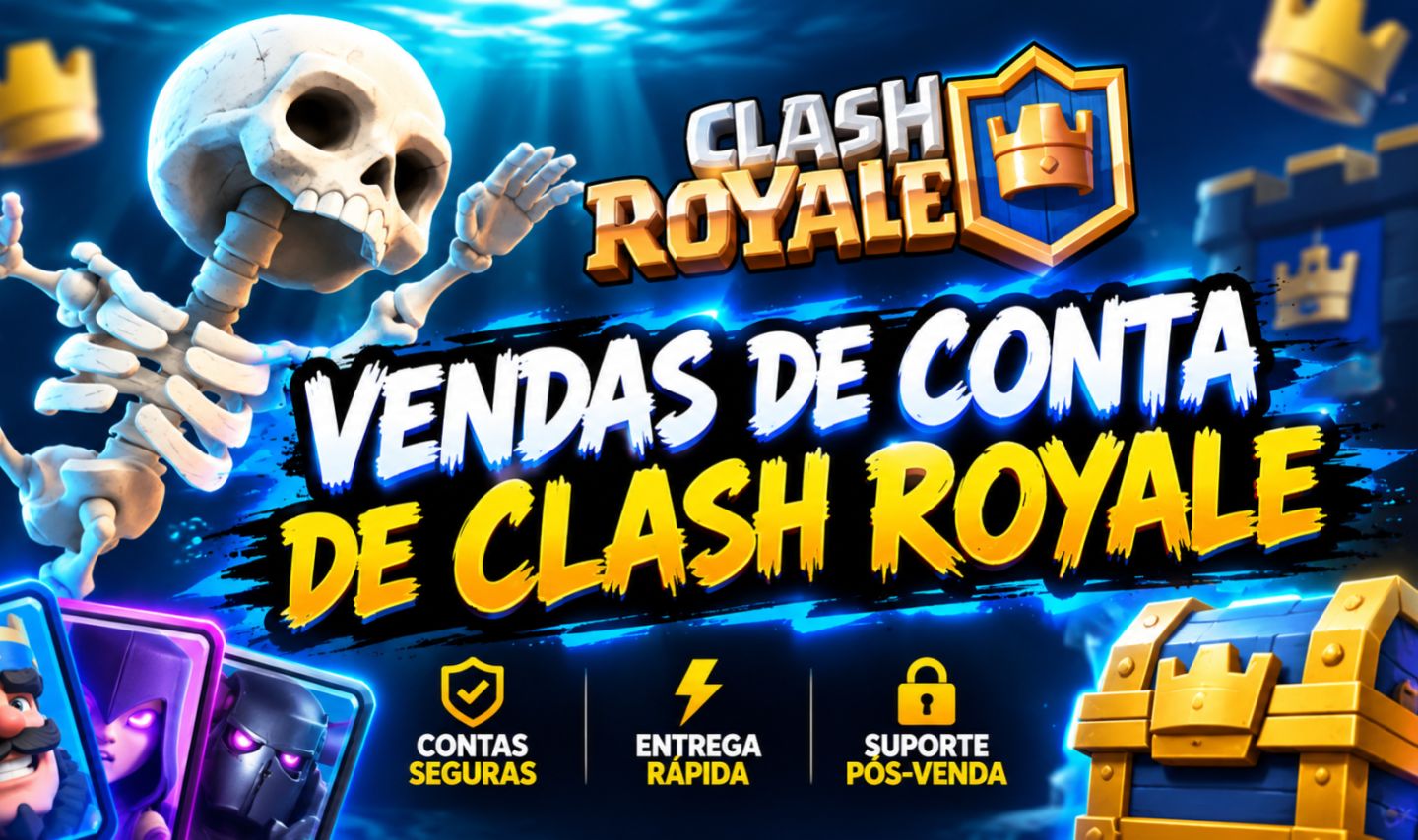 CONTA DO CLASH ROYALE ARENA 17