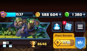 Clash Royale- Conta Antiga com várias evoluções.