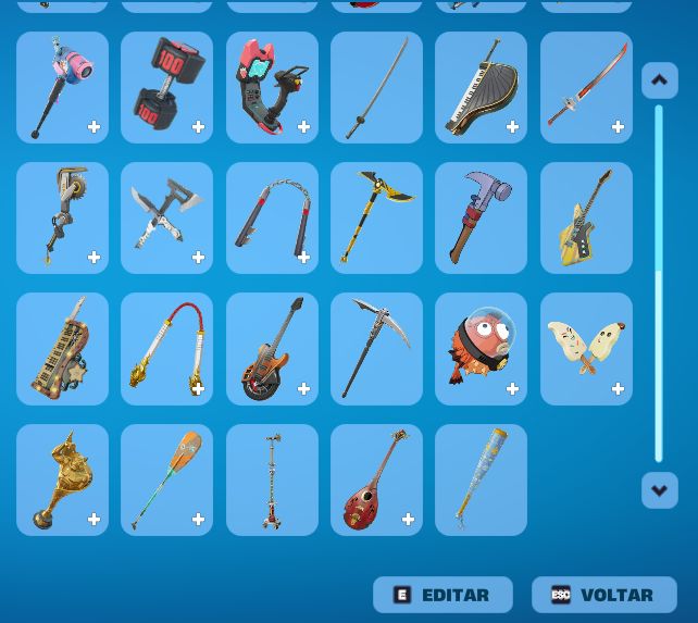 Conta fortnite + crosshair x