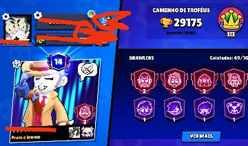 CONTA DE BRAWL STARS UPADA Á VENDA