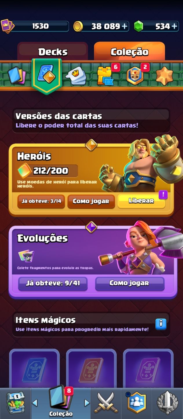 Clash Royale 12,5K+ | 8 Anos | Único Dono | Full Up | Negociável