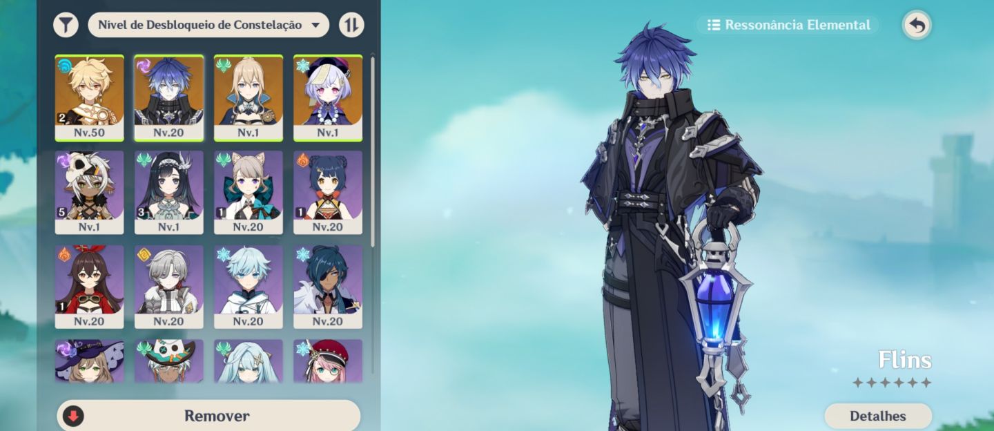 Flins+arma assinatura+ AR 52 +2 armas 5 estrelas