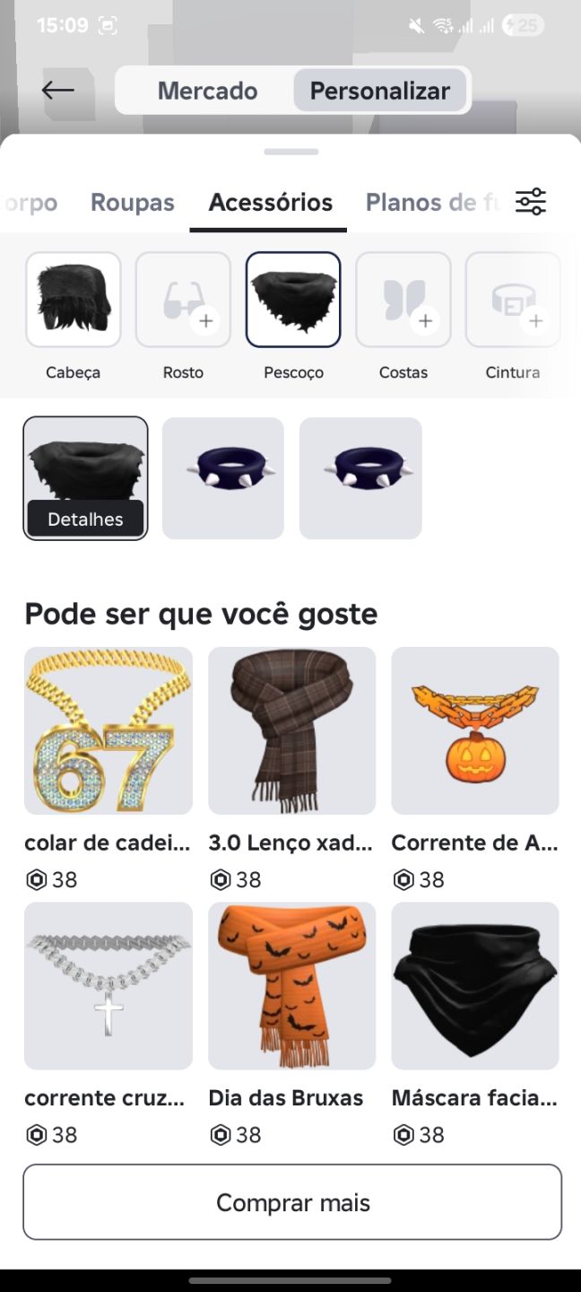 Conta de Roblox 2023 com vários itens