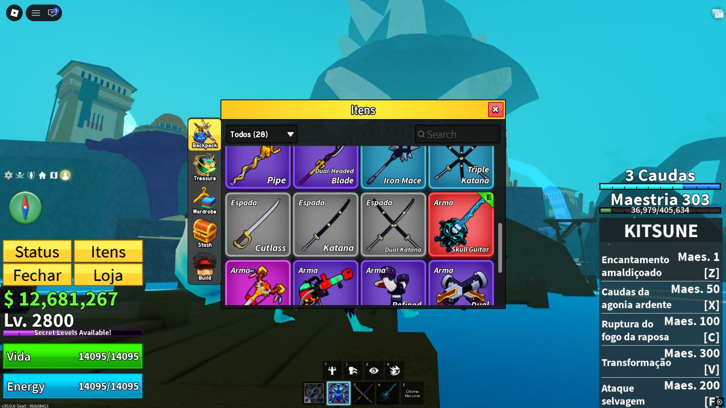 LV2800 + GODHUMAN + KITSUNE + CDK + TTK + SKULL GUITAR + FOICE SAGRADA