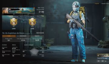 CONTA DE ARENA BREAKOUT 200KK DE STASH / FACA / LUVA /SKINS