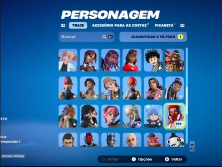 CONTA CASUAL de FORTNITE(+1000 ITENS!!)