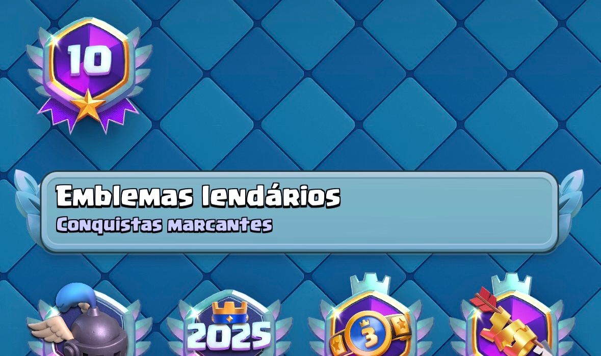 Conta Clash Royale Emblema 10 anos