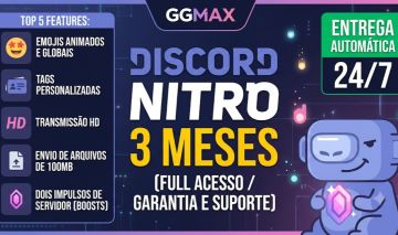DISCORD NITRO 3 MESES - O MAIS BARATO