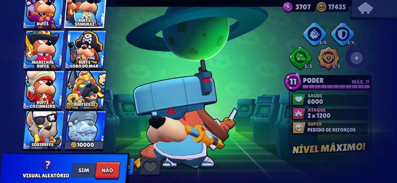 Conta de Brawl Stars 124k de Troféus e Fama alienígena