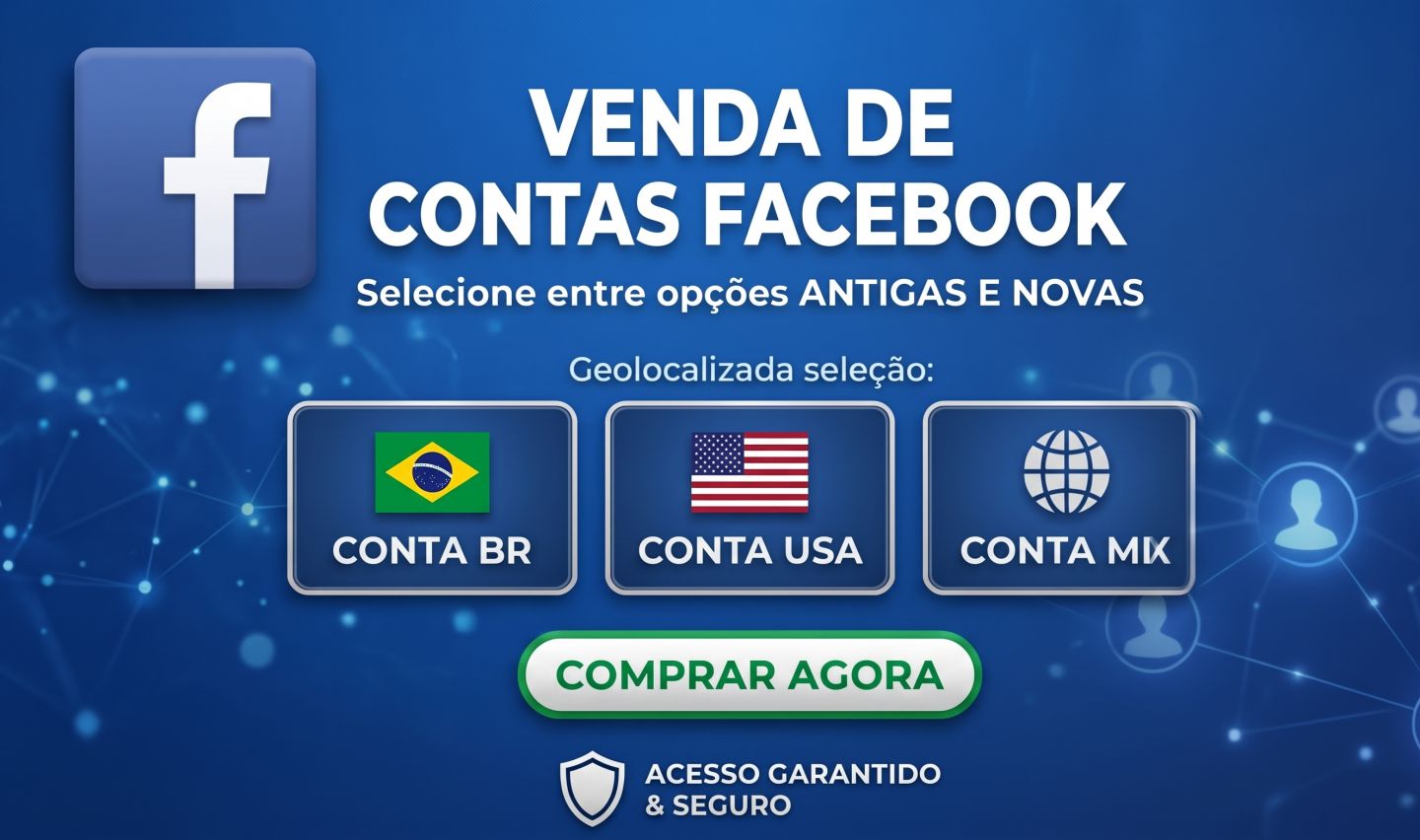 CONTAS DE FACEBOOK ANTIGAS 2010 a 2024