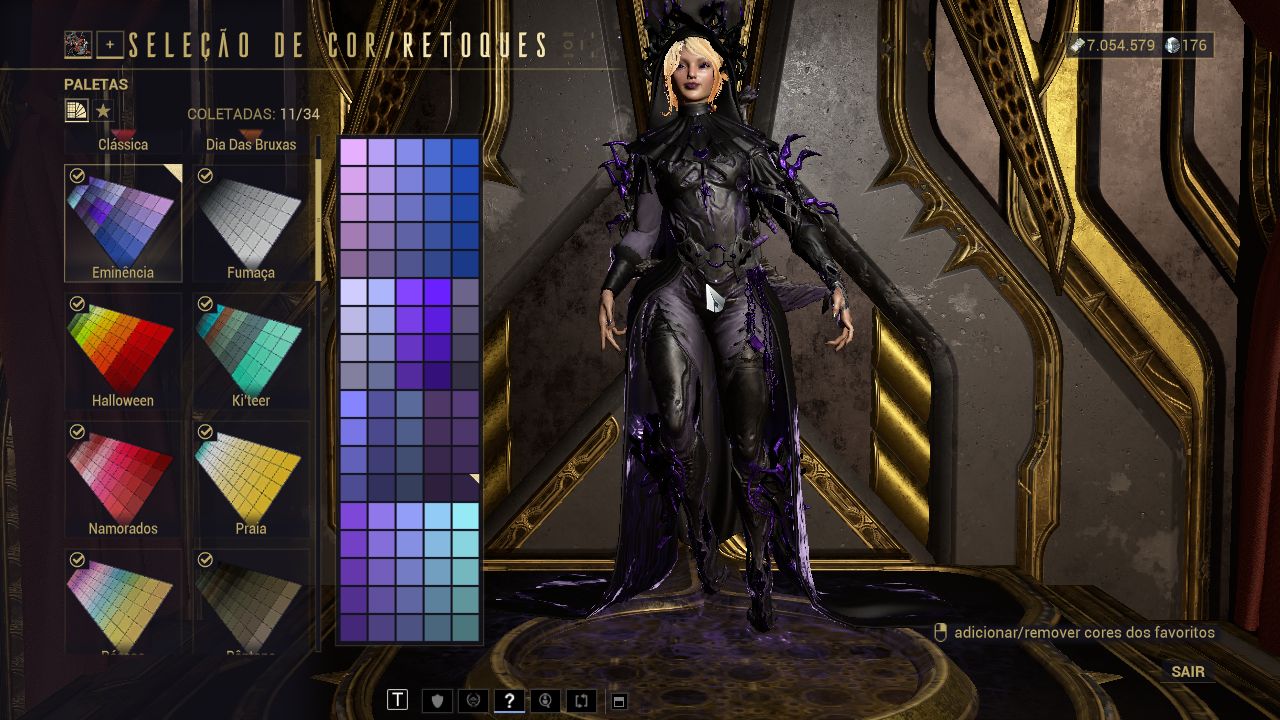 CONTA WARFRAME mr 17