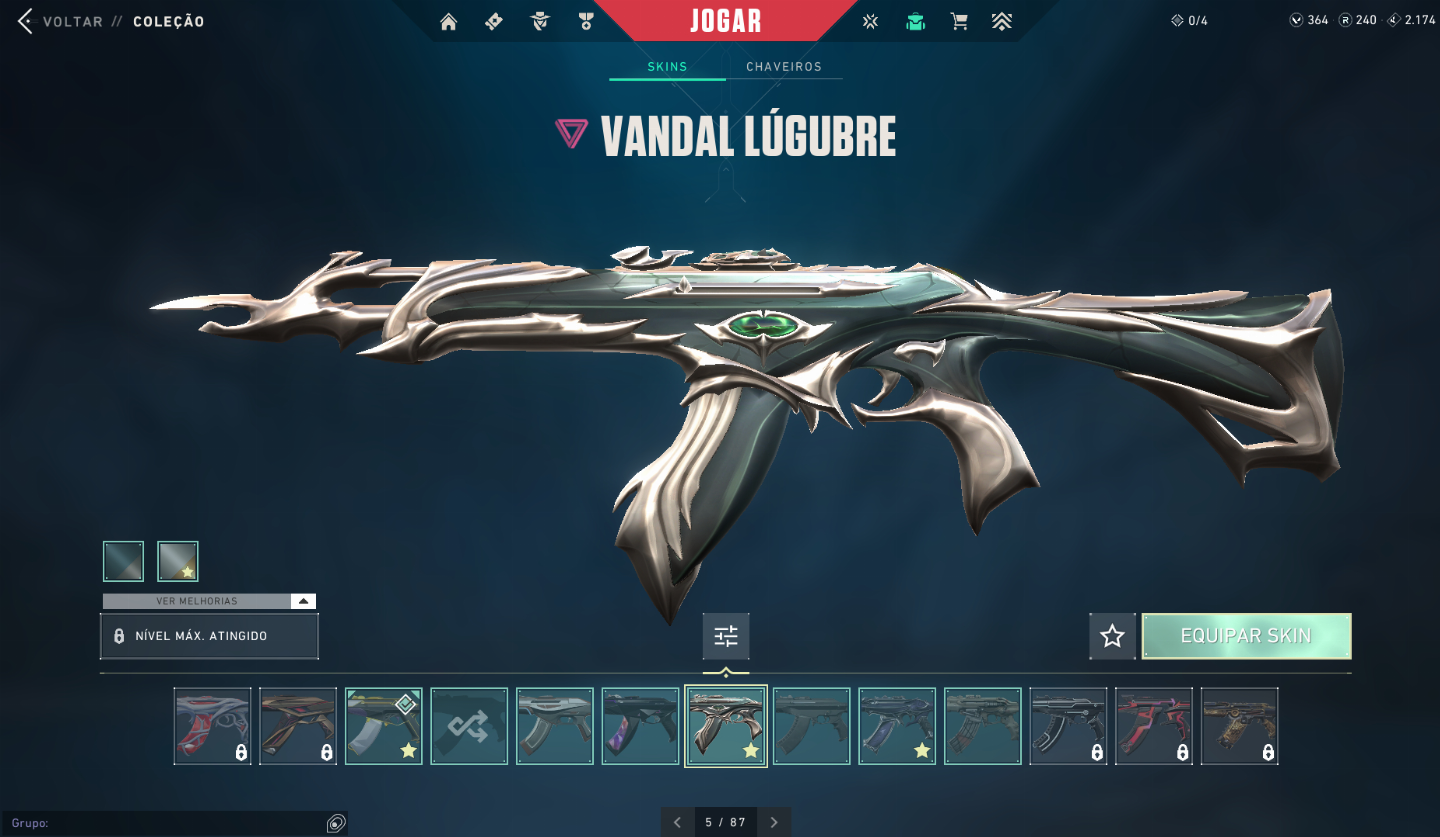 Conta Valorant com varias skins