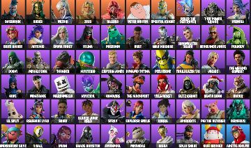 FORTNITE 68 SKINS | PETER, DOOM, MARSHMELLO E SNAKE