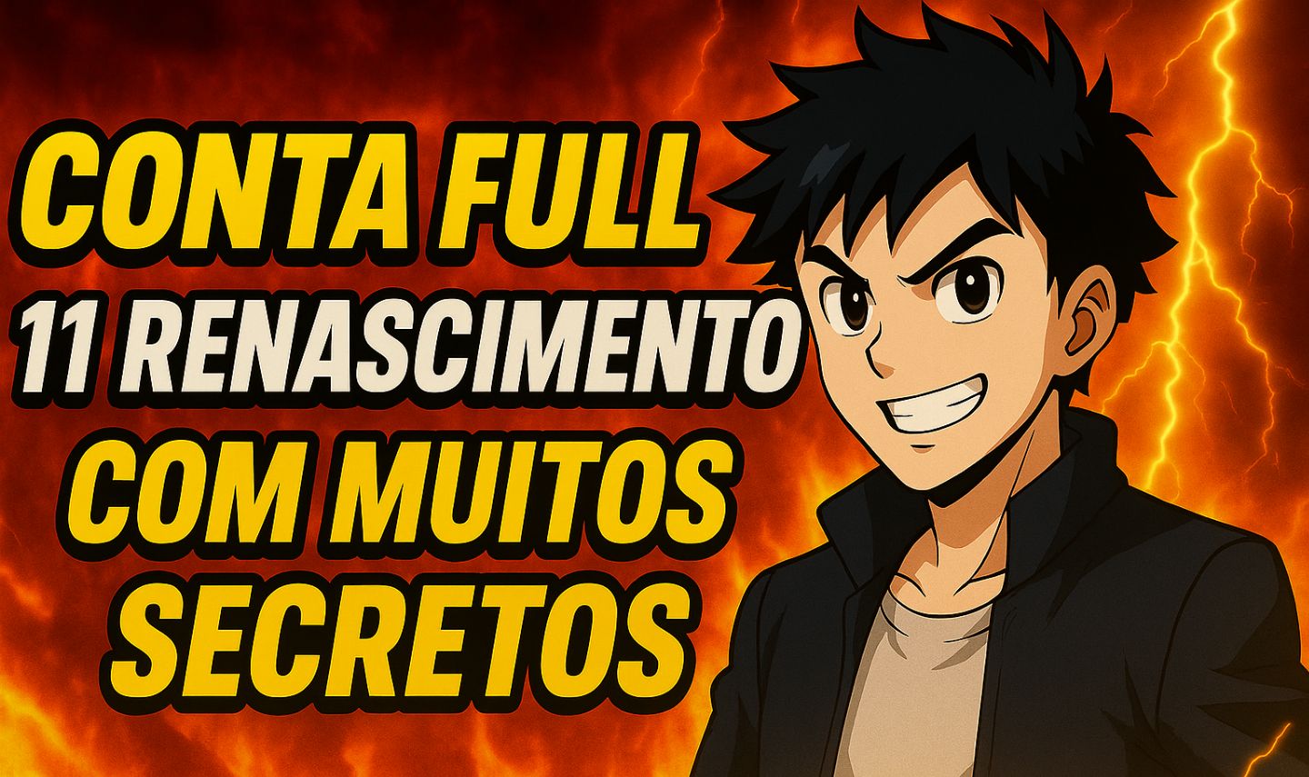 CONTA DE ROUBE UM BRAINHOT, COM MUITOS SECRETOS E COM 11 RENASCIMENTOS. PROMOÇÃO
