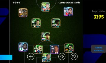 CONTA eFOOTBALL 2026 | FORÇA 3195 | ELENCO TOP | JOGADORES RAROS | VIA KONAMI ID