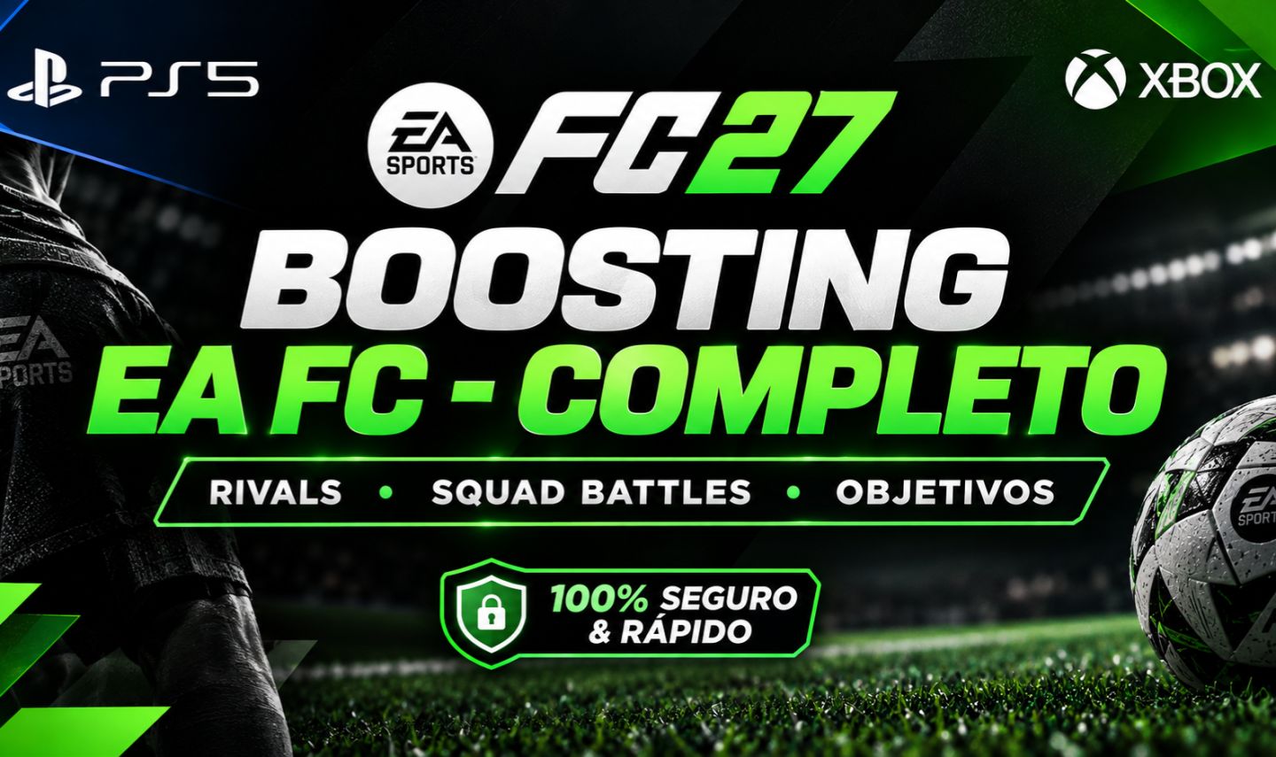 BOOSTING EA FC - ATENDIMENTO PS5 E XBOX