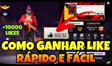 [Mais Barato] LIKES NO FREE FIRE VIA ID + BRINDE !