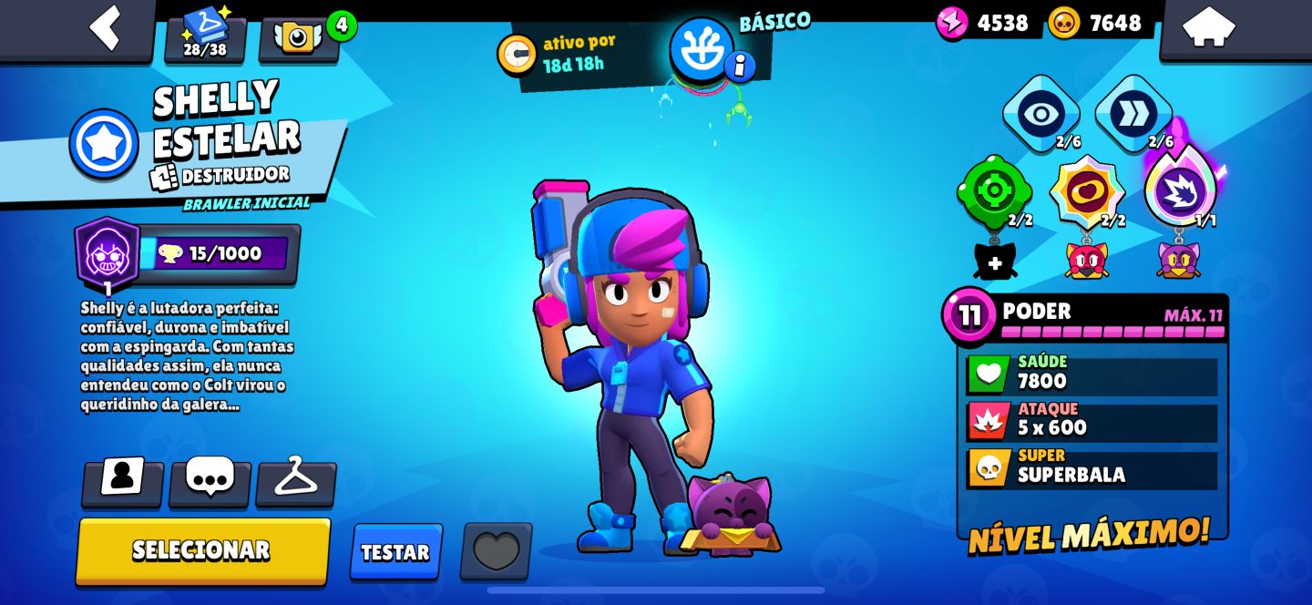Conta de brawl stars criada em 2018