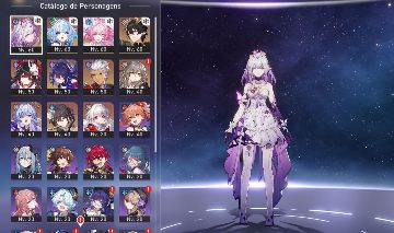 AR40 CONTA TOP- Castorice+CYRENE+CERYDRA+ARCHER e mais - Honkai star rail