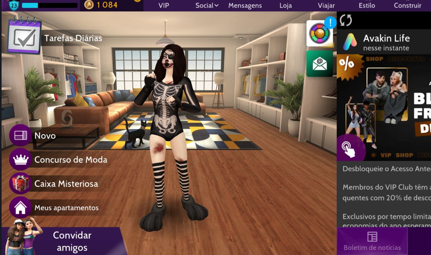 CONTA AVAKIN LIFE ANTIGA ESTILO DARK