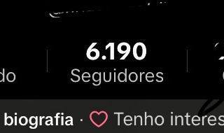 CONTA TIKTOK 6k SEGUIDORES !!!
