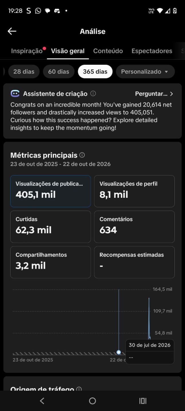 CONTA TIKTOK 22K LIVE CELL - LINK BIO ( SEG. REAIS)