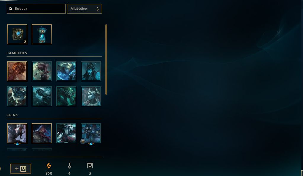 CONTA LOL - 57 LV - OURO - HONRA 5