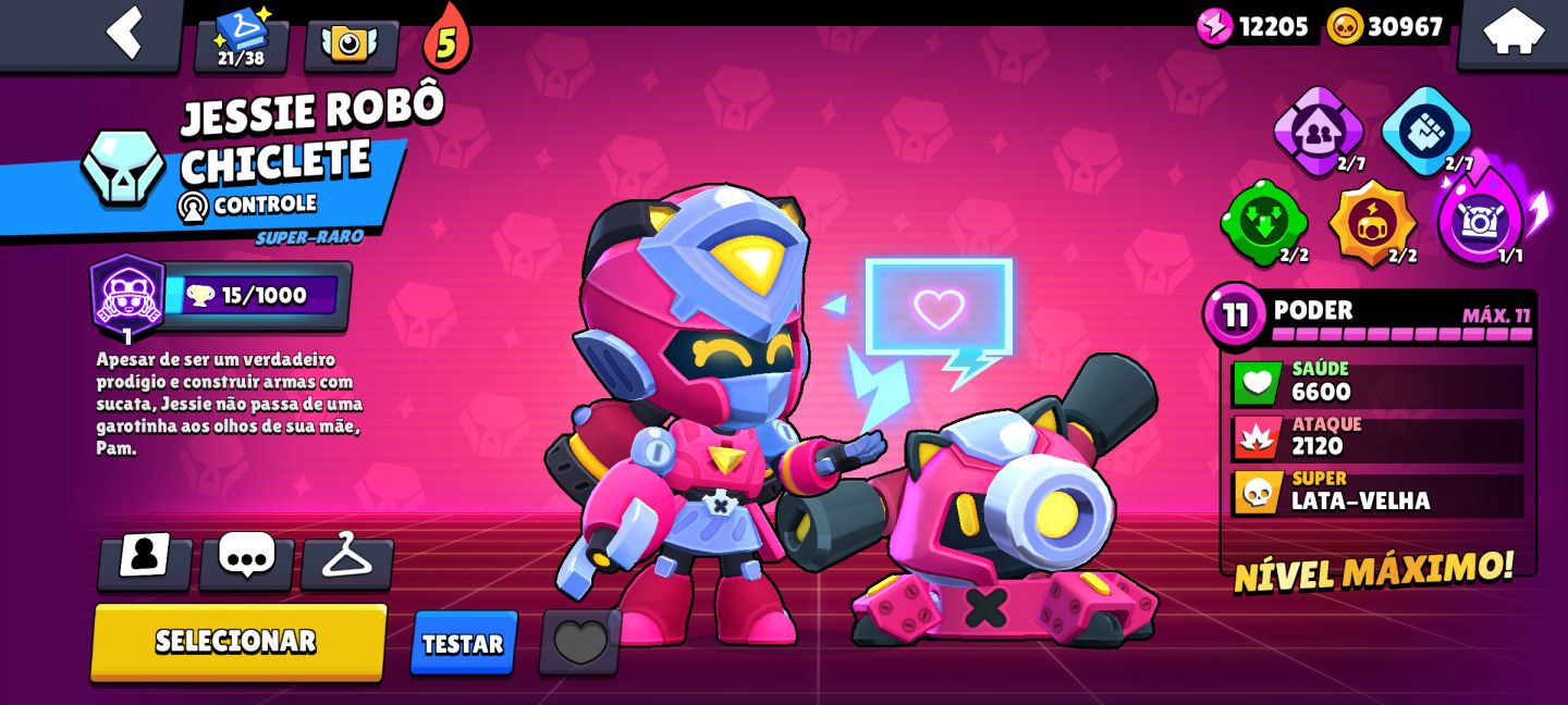 Conta Brawl Stars | Muita Skin|