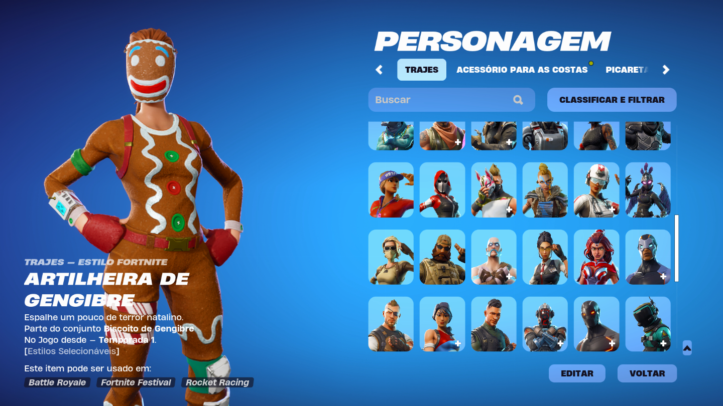 Conta Epic Fortnite +70 Skins + Passe de batalha cap 1 + conta de gta 600+