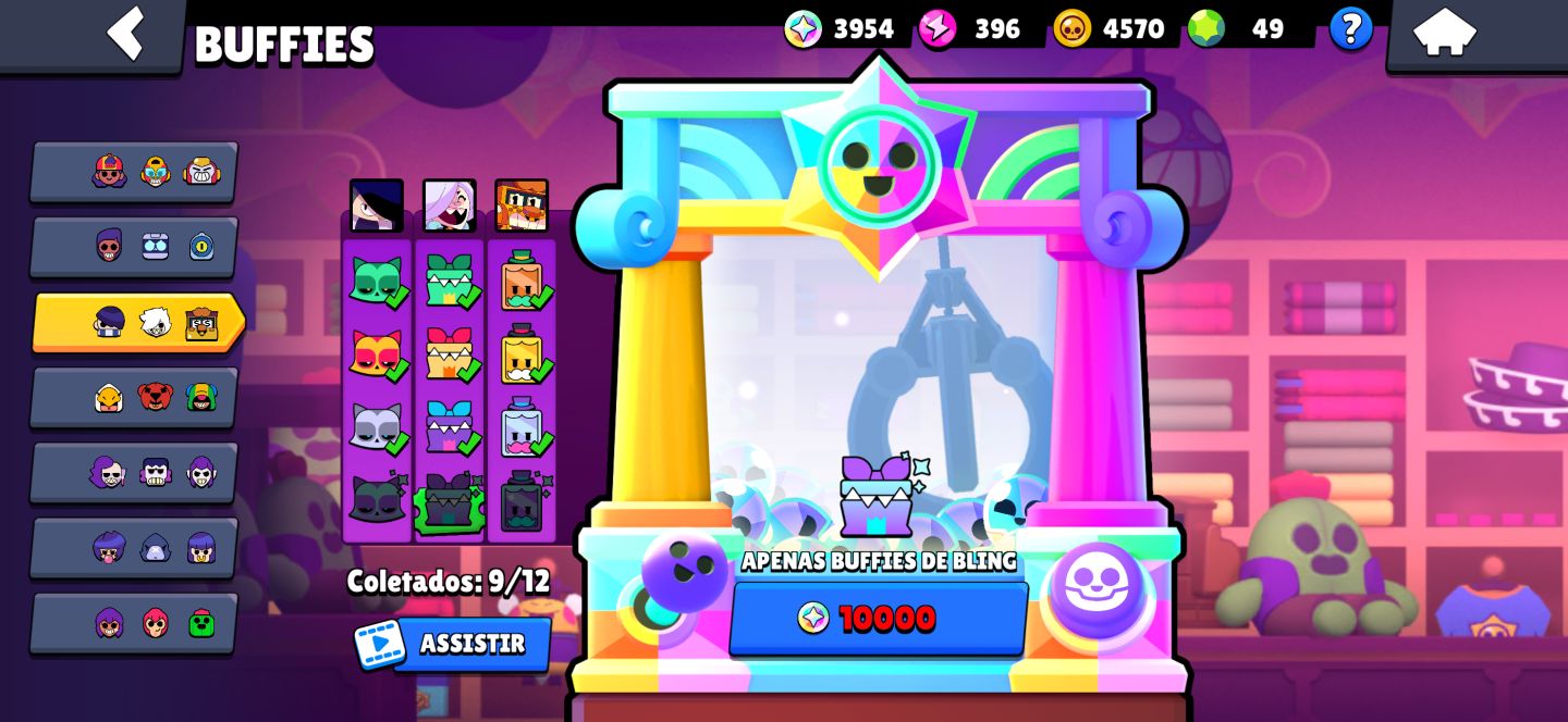Conta TOPADA 106/106 com 57 brawl 11 com hipercarga