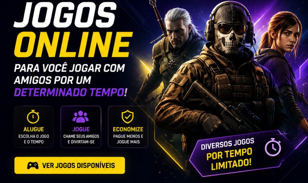 Aluguel de Jogos STEAM ONLINE|OFFLINE para jogar com os amigos!