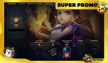[SMURF MÍTICA] CONTA UNRANKED - CRIADA EM 2015 - RANKED LIBERADA - 100% SAFE!