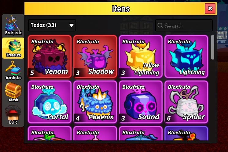 Conta Blox Fruits com Dragon Permanente + 6 Frutas Permanentes e Todas as Gamepa