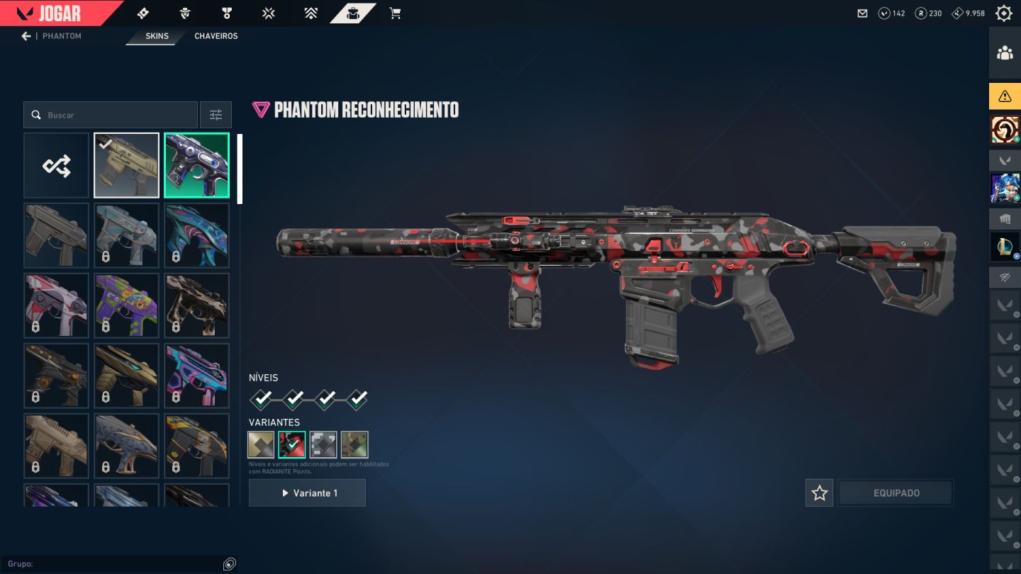 CONTA VALORANT MUITO BOA COM KARAMBIT RGX!!