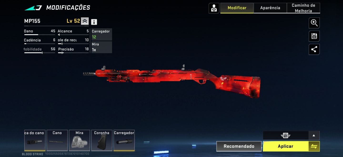 CONTA BLOOD STRIKE COM CANIVETE BUTERFLY
