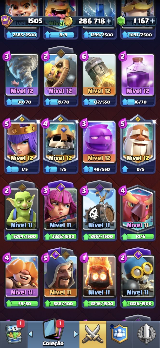 CLASH ROYALE ACC (inclui uma de brawlstars)