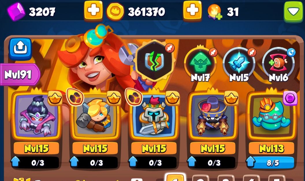 Conta Rush Royale único dono.